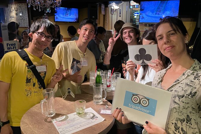 3-Hour Tokyo Pub Crawl Nightlife Welcome Guided Tour in Shibuya - Standing Bar DRUM KAN in Shibuya: cheap drinks and no-frills energy