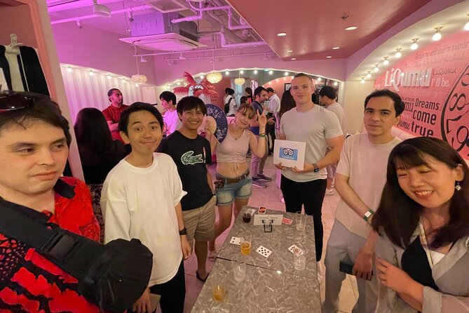 3-Hour Tokyo Pub Crawl Nightlife Welcome Guided Tour in Shibuya - J Plaza Maruyama and the night-club / love hotel street area: where it gets louder