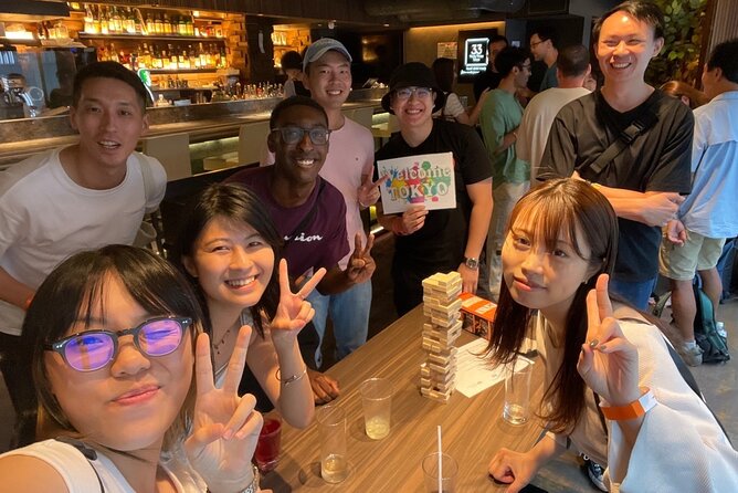 All We Can Drink and Make Friend Can Come Alone Party in Shinjuku - Games That Lower the Language Barrier (Uno and Jenga)