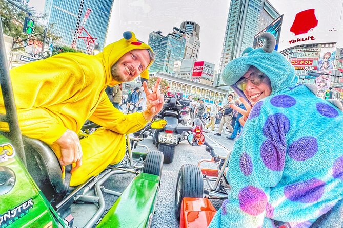 Best Go Kart Experience in Shibuya Crossing with Iconic Photos - Meeting at Monkey Adventure Kart Shibuya (How to Get Ready Fast)