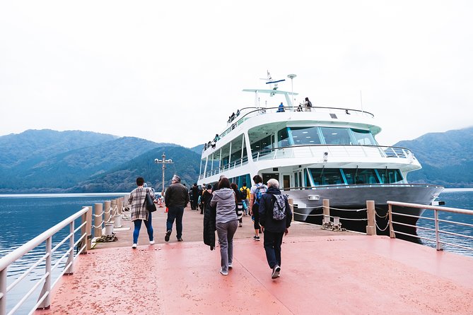 Mt Fuji & Hakone Cruise, Drum Show Bullet Train 1 Day from Tokyo - Stop 2: Lake Ashinoko cruise on Sorakaze