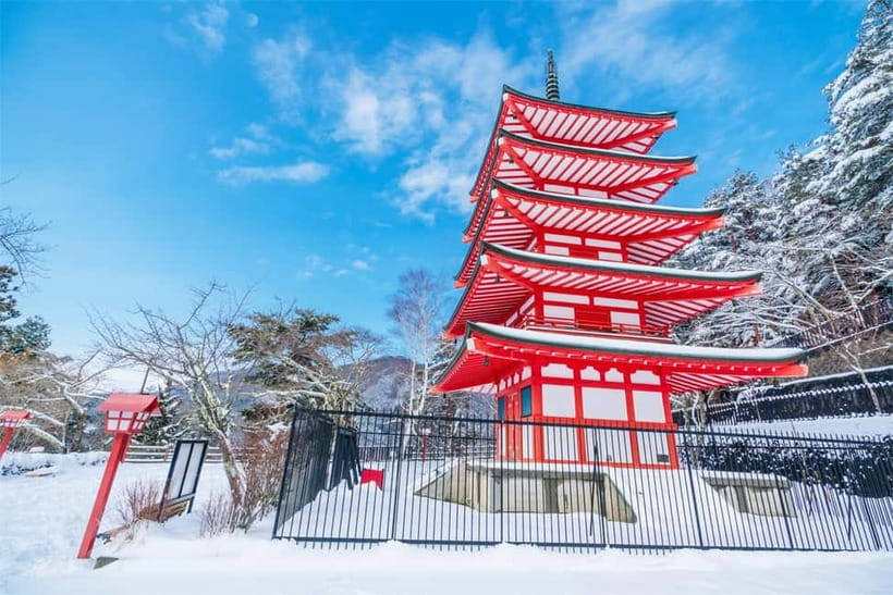 Mt. Fuji Heritage Tour: Traditional Villages, Lakes & Shrine - Lake Kawaguchi parks: Oishi Park and the Maple Corridor timing game