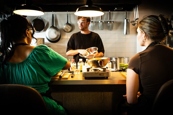 Professional Ramen & Gyoza with Ramen Chef in a restaurant! - The 4-hour flow: noodles, broth choices, and gyoza work
