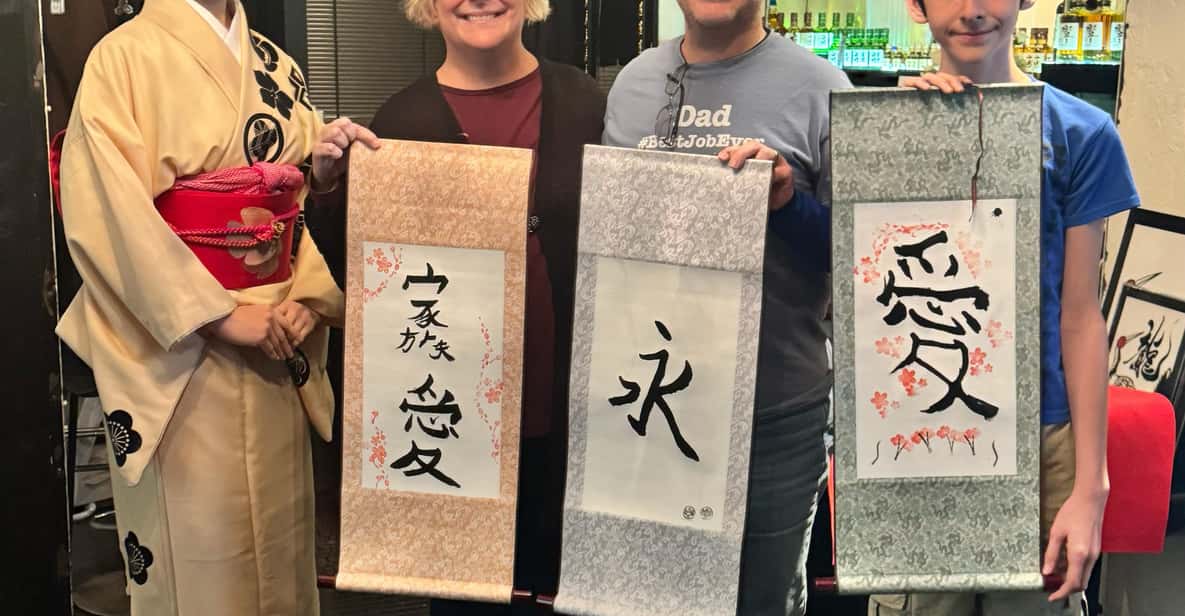 Tokyo: Calligraphy on Kanji Fan & Scroll with Drink - Tokyo Calligraphy at Shodo Cafe 7557: why 80 minutes feels just right