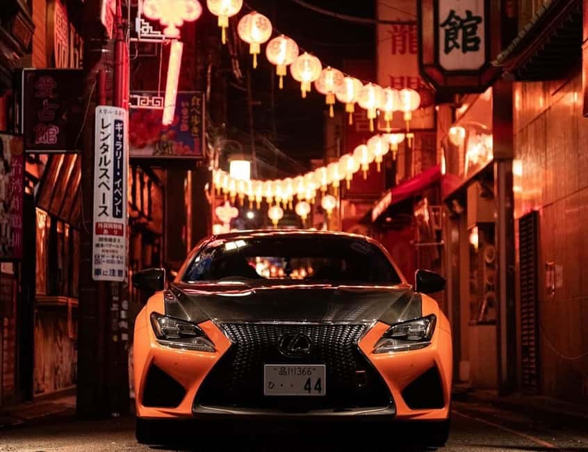 Tokyo: Go Daikoku PA Fast & Furious 3 Sports Car Meetup - Rainbow Bridge pass-by: fast city views, good photo odds
