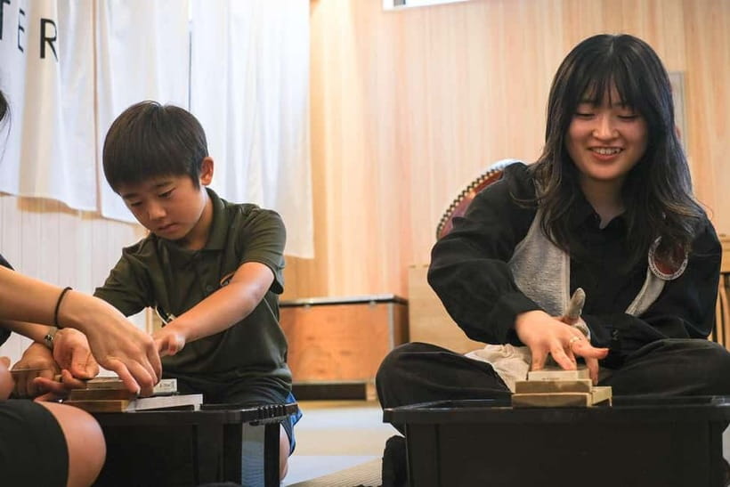 Tokyo: Knife Making Workshop (Sharpening, Engraving) - Finding BUB Activity Center in Asakusa (Heiwa Building, 5th Floor)