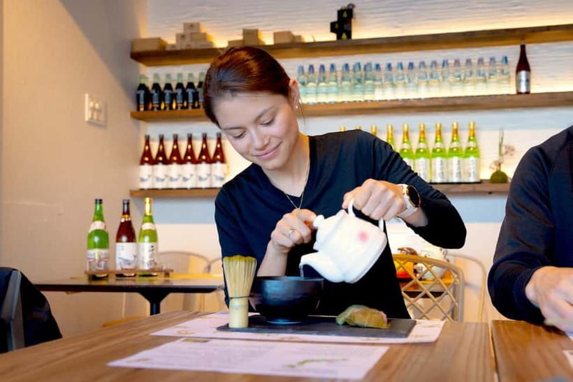 Tokyo: Matcha Making Experience with Mochi Sweets in Asakusa - Drinking Your Own Matcha with Japanese Sweets