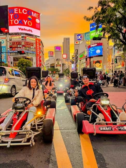 Tokyo: Shibuya and Shinjuku Streets Guided Go-Karting Tour - Tokyo Go-Karting Through Shibuya Scramble and Shinjuku Streets in One Hour