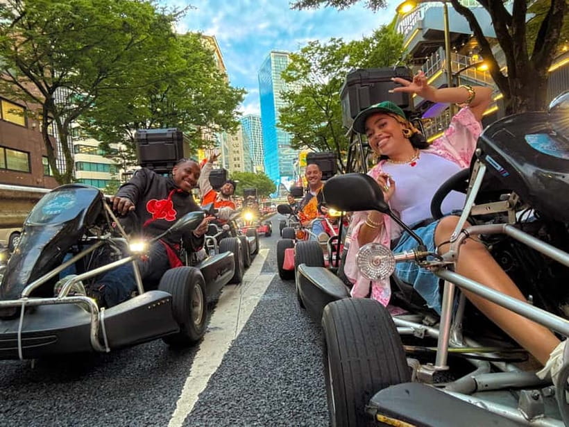 Tokyo: Shibuya and Shinjuku Streets Guided Go-Karting Tour - Harajuku Street Style and Kabukicho Energy
