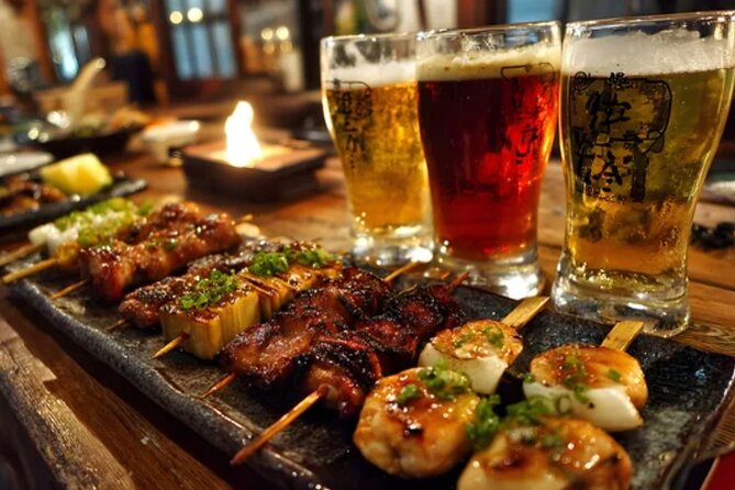 Tokyo: Shinjuku Food Tour (15 Dishes and 4 Eateries) - Golden Gai: starting the night with atmosphere and small-plate confidence
