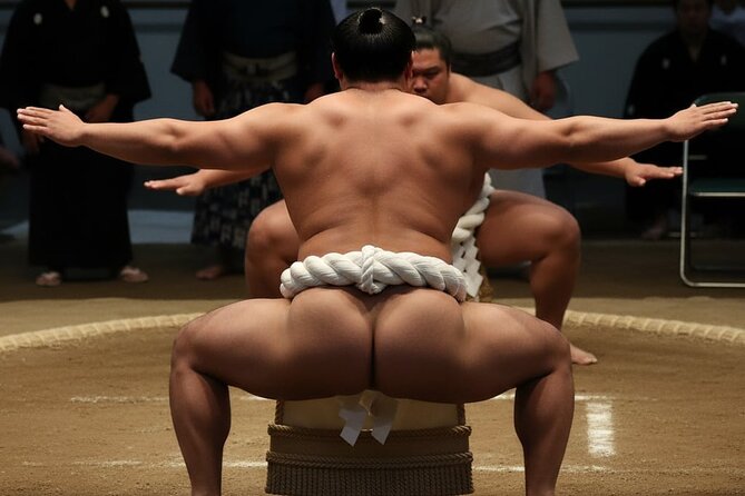 Tokyo Shinjuku Sumo Show & Experience with Photo - The dohyō challenge: where your photo turns into a memory