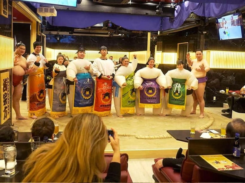 Tokyo:Luxury Sumo Show Experience & Japanese cuisine & Drink - Asakusa Sumo Club Annex: premium in a cozy, controlled setting